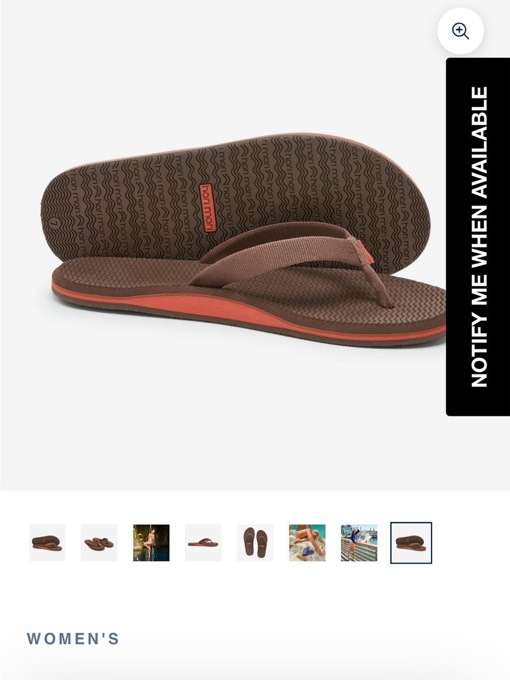 Hari Mari Women's Dunes Cappuccino Brown Flip Sandals - Comfortable Casual Thong